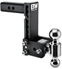 B&W Trailer Hitches Tow & Stow - Fits 2" Receiver, Dual Ball (2" x 2-5/16"), 7" Drop, 10,000 GTW - TS10040B