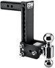 B&W Trailer Hitches Tow & Stow - Fits 2" Receiver, Dual Ball (2" x 2-5/16"), 9" Drop, 10,000 GTW - TS10043B