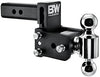 B&W Trailer Hitches Tow & Stow - Fits 2" Receiver, Dual Ball (1-7/8" x 2"), 3" Drop, 10,000 GTW - TS10035B