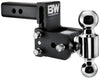 B&W Trailer Hitches Tow & Stow - Fits 2" Receiver, Dual Ball (2" x 2-5/16"), 3" Drop, 10,000 GTW - TS10033B