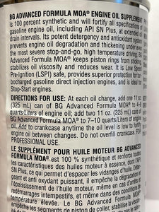 BG Platinum Advanced Formula MOA - PN115 11 fl. oz. (325 mL) Can