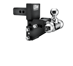 B&W Hitches MultiPro Tow & Stow - Fits 2" Receiver, Tri-Ball (1-7/8" x 2" x 2-5/16"), 4.5" Drop, 10,000 GTW -TS10066BMP