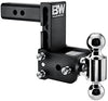 B&W Trailer Hitches Tow & Stow - Fits 2" Receiver, Dual Ball (1-7/8" x 2"), 5" Drop, 10,000 GTW - TS10038B