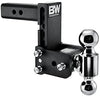 B&W Trailer Hitches Tow & Stow - Fits 2" Receiver, Dual Ball (2" x 2-5/16"), 5" Drop, 10,000 GTW - TS10037B