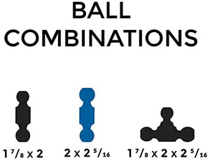 B&W Trailer Hitches Tow & Stow - Fits 2" Receiver, Dual Ball (2" x 2-5/16"), 3" Drop, 10,000 GTW - TS10033B
