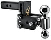 B&W Trailer Hitches Tow & Stow - Fits 2" Receiver, Dual Ball (2" x 2-5/16"), 3" Drop, 10,000 GTW - TS10033B