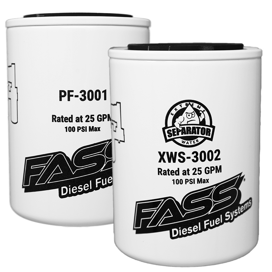 FASS Titanium Series Fuel Filter Package XWS3002 / PF3001 Combo