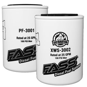 FASS Titanium Series Fuel Filter Package XWS3002 / PF3001 Combo