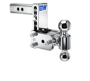 B&W Trailer Hitches Tow & Stow - Fits 2" Receiver, Dual Ball (2" x 2-5/16"), 5" Drop, 10,000 GTW - TS10037B